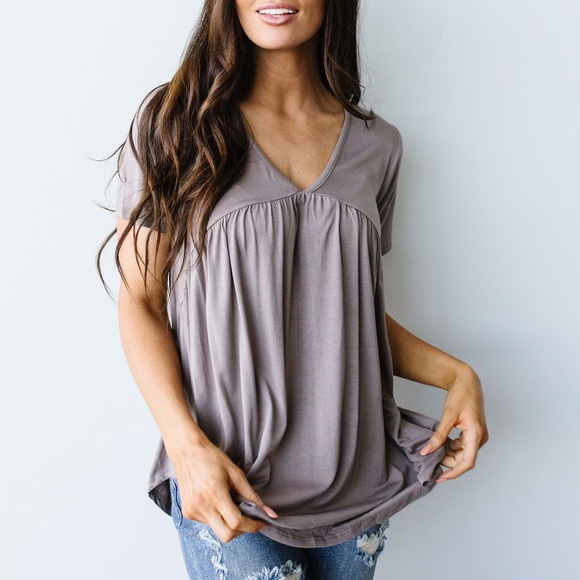 Bamboo Knit Top in Ginger - Picture 10 of 11